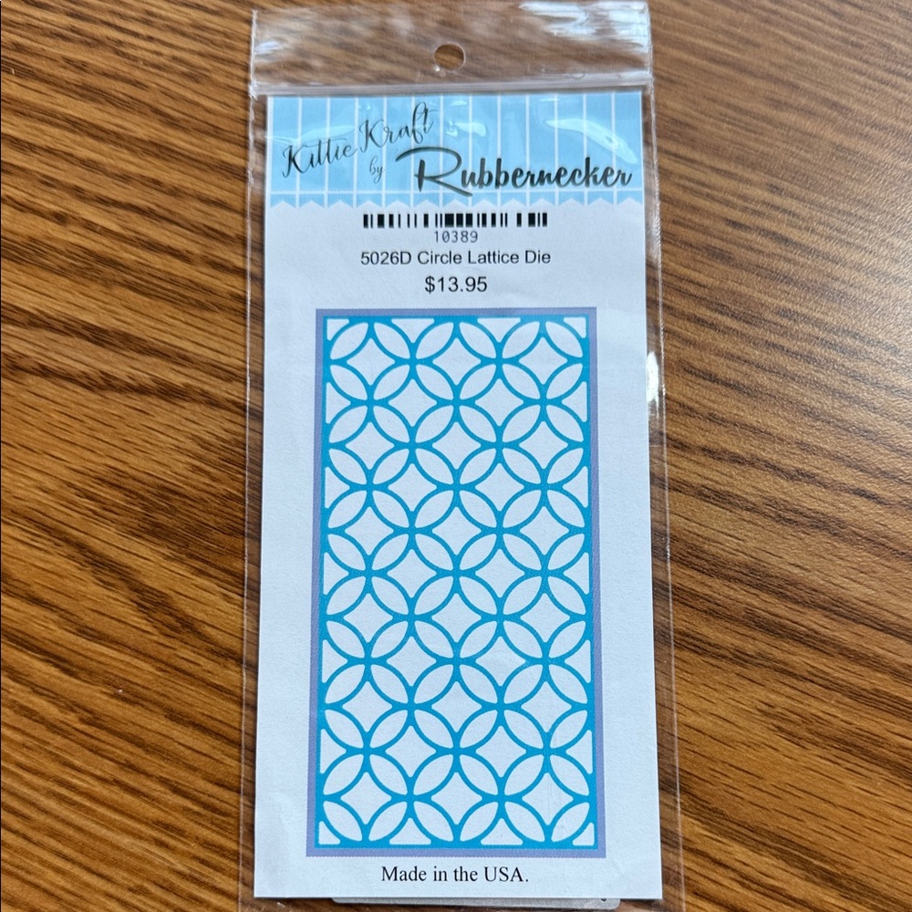 Blue Circle Lattice Craft Die